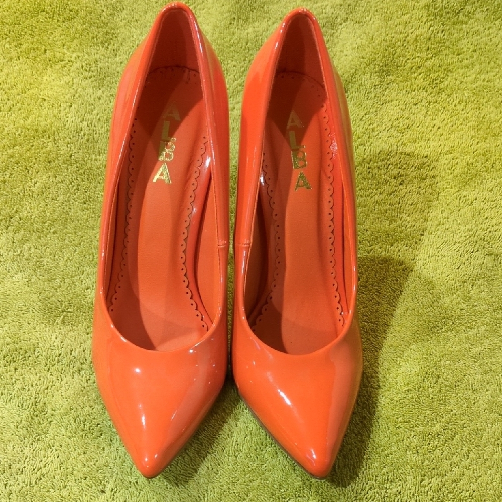 Alba Women's Vibrant Orange Heels
